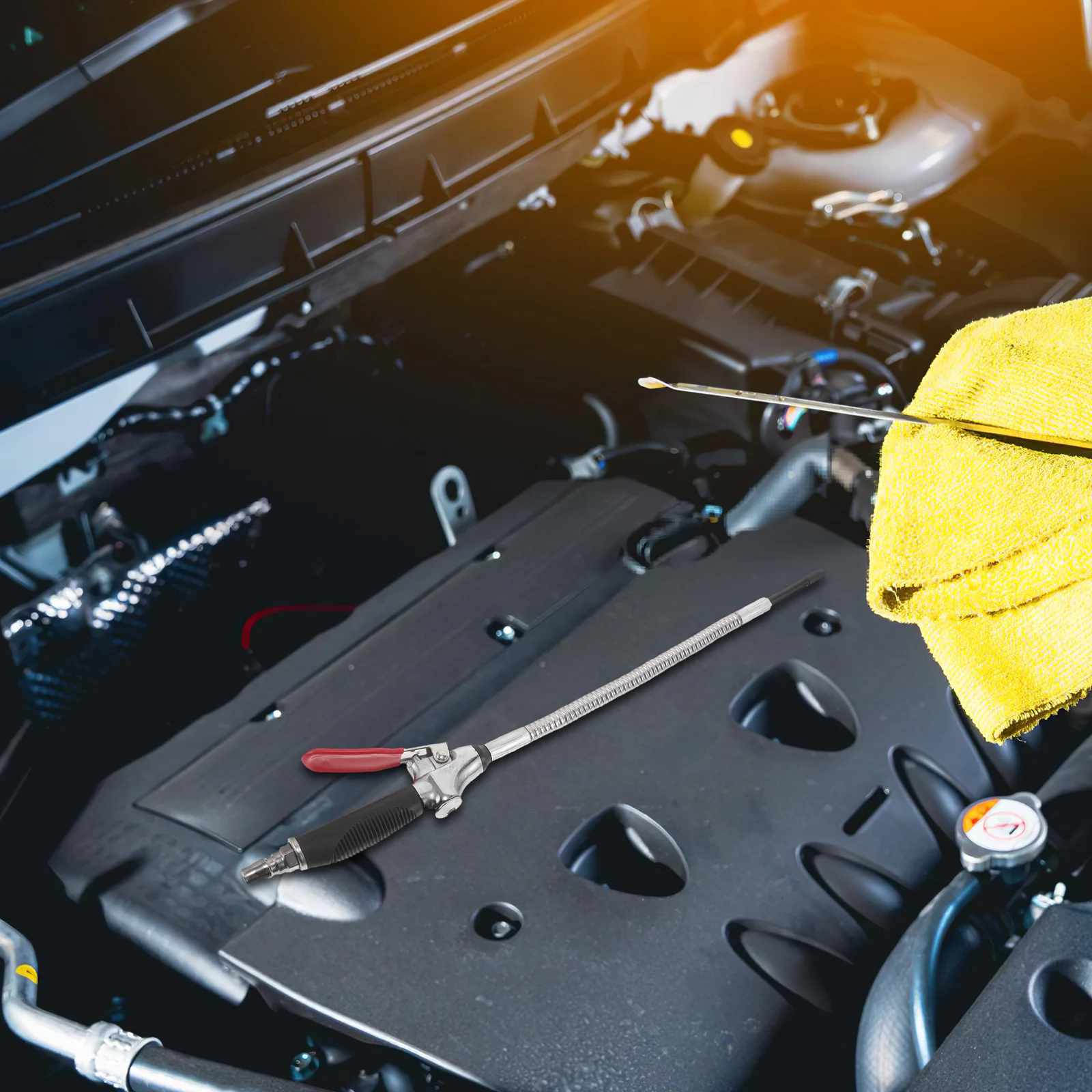 

Air Blow Gun Multi-Directional Rotatable Nozzle High Pressure Air Cleaning Device Portable Dust Removal Effective Blower