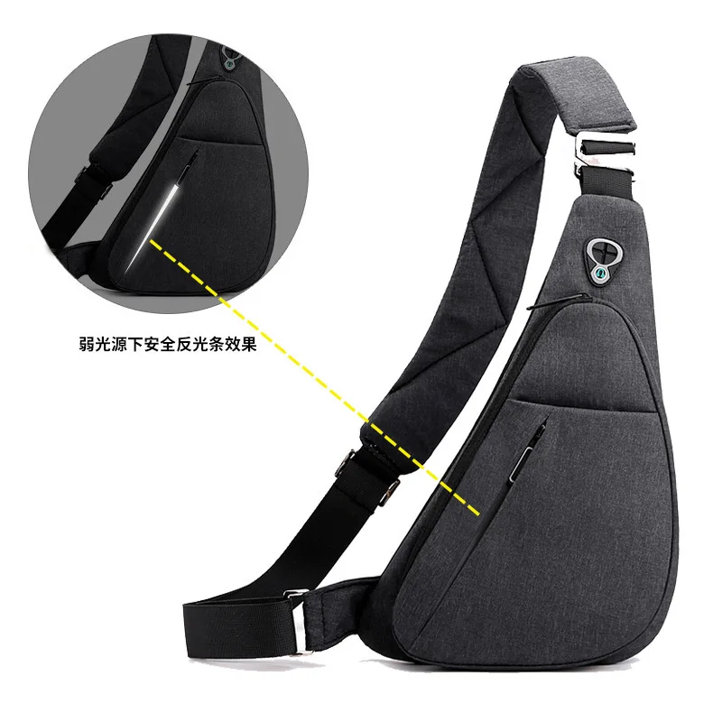 

Sling Bag Anti-theft Crossbody Shoulder Bag for Men and Women Sling Chest Crossbody Bag for Travel Sport Work Casual Daypack