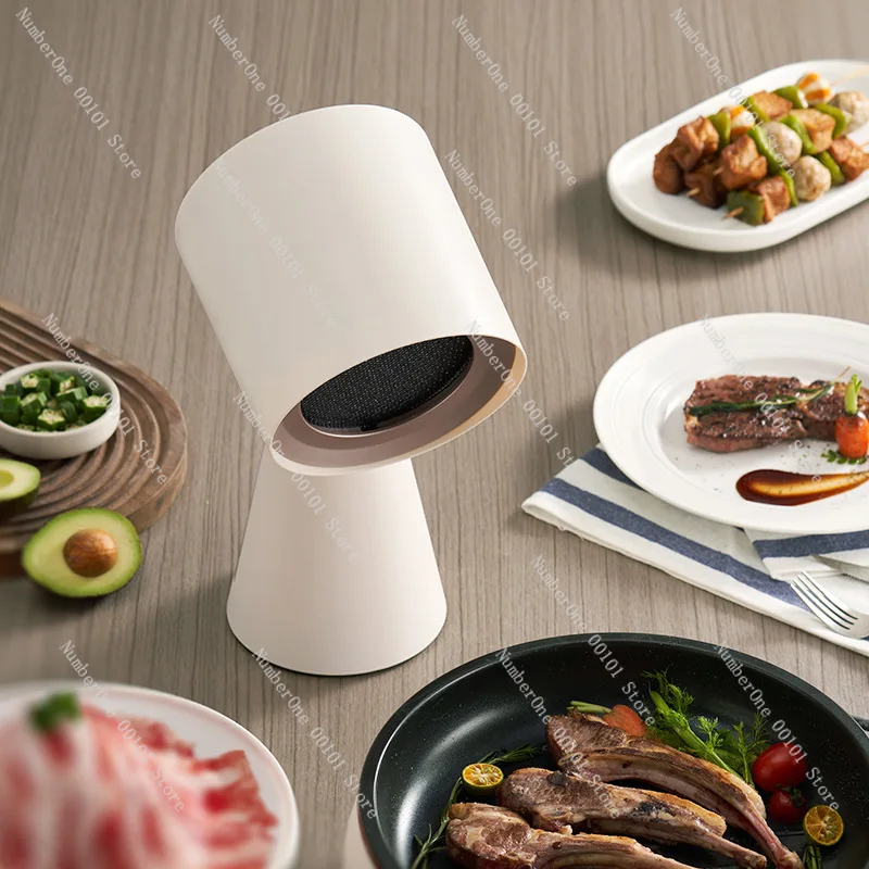 Desktop Kitchen Ventilator Household Mini Portable Hot Pot Barbecue