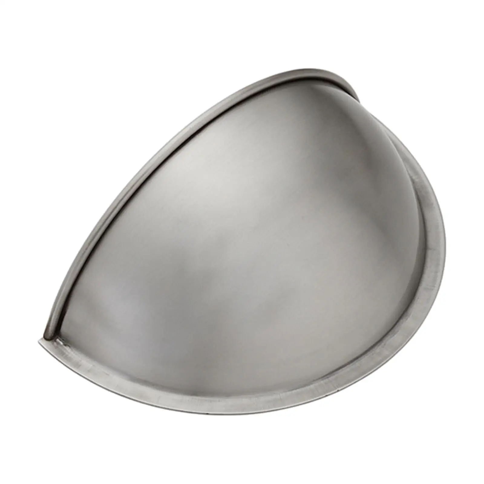 Semicircular Toilet Pee Guard Stainless Steel Splash Panel for Squat Toilet Floor Keep Dry