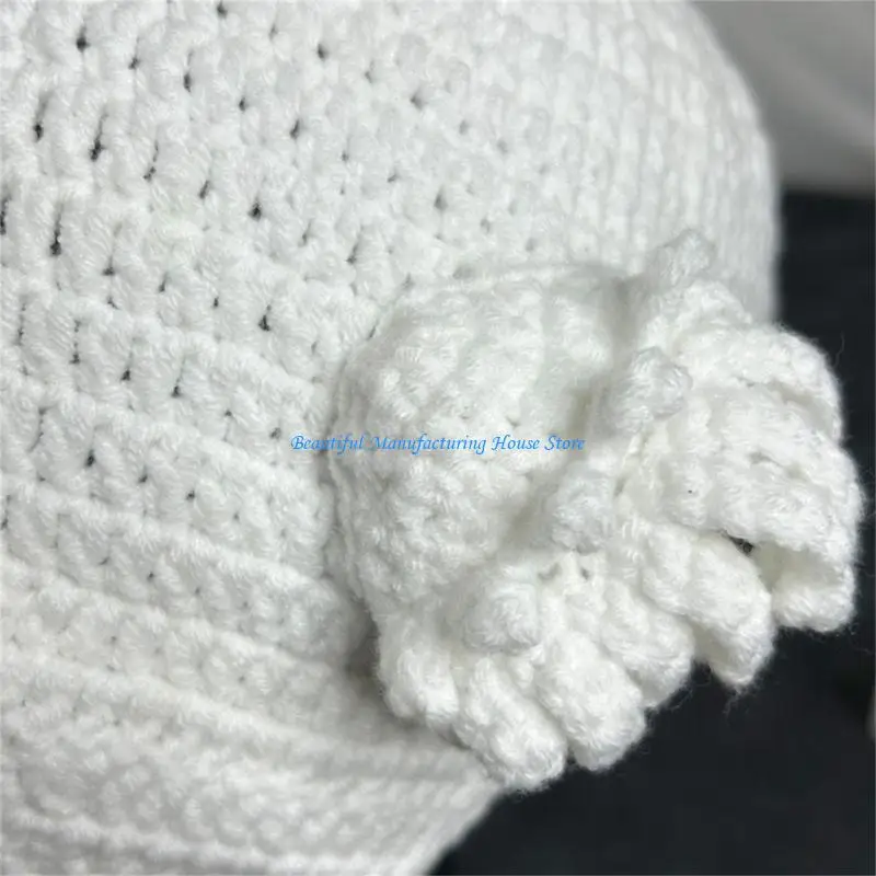 

E56A Seasonal Chicken Knitted Caps Turkey Caps Festival Celebrations Animal Hat