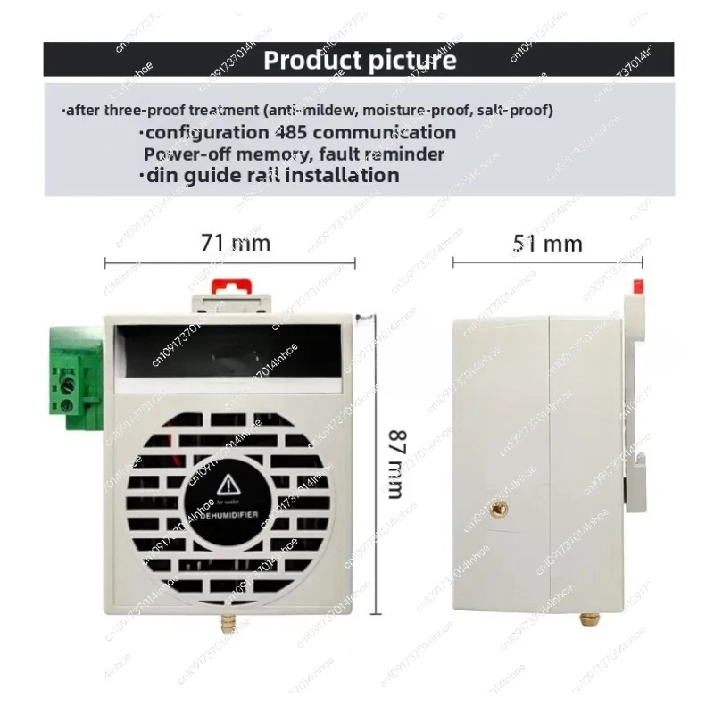 

Промышленный мини-осушитель воздуха Пельтье для шкафов с интеллектуальным управлением