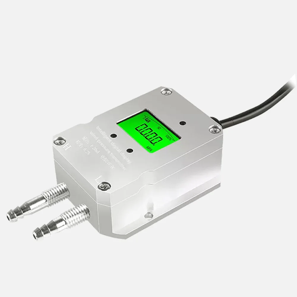 مستشعر الضغط التفاضلي الهوائي الرقمي 4-20 مللي أمبير، جهاز إرسال الضغط التفاضلي للرياح والغاز الصغير #3