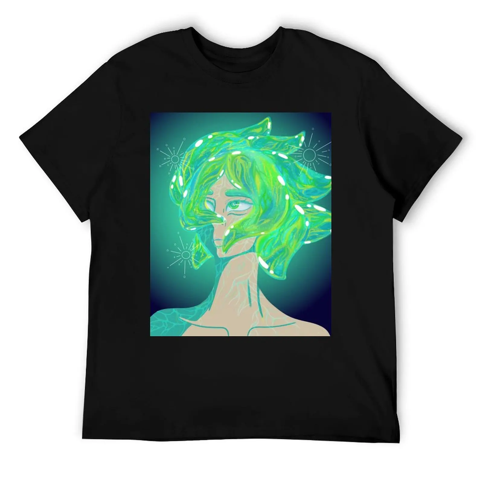 

Glowing Phosphophyllite T-Shirt man t shirts cotton t shirts for man pack cotton man t shirt cotton high quality T-Shirt