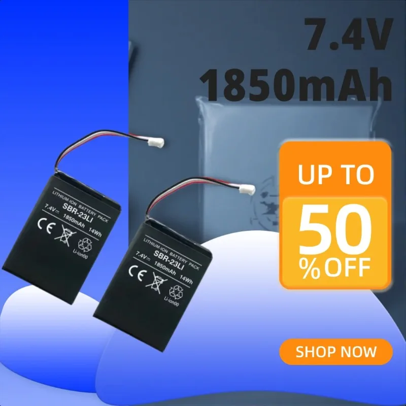 

SBR-23LI Polymer Lithium Battery 7.4V 1850mAh 14Wh For Beauty Device Rich Hydrogen Water Cup KC Walkie Talkie Battery