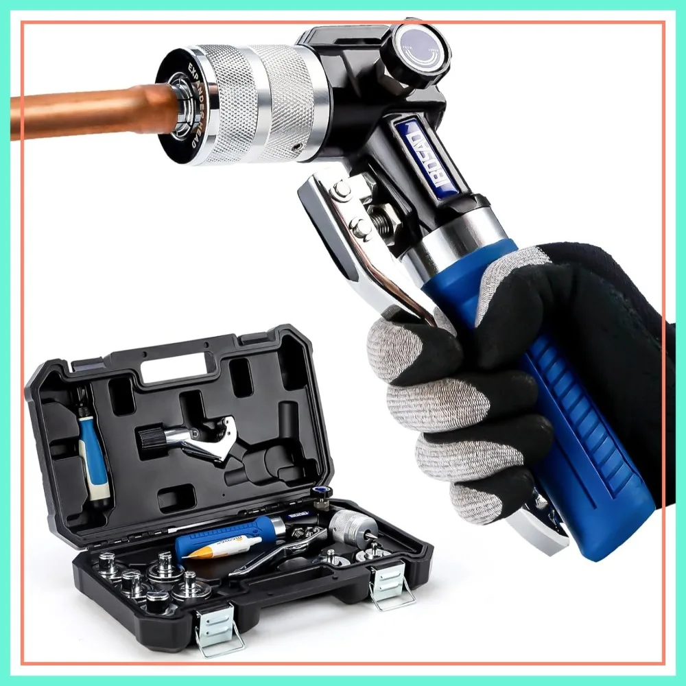 

HVAC Hydraulic Swaging Tool Kit for Copper Tubing 3/8" to 1-1/8"