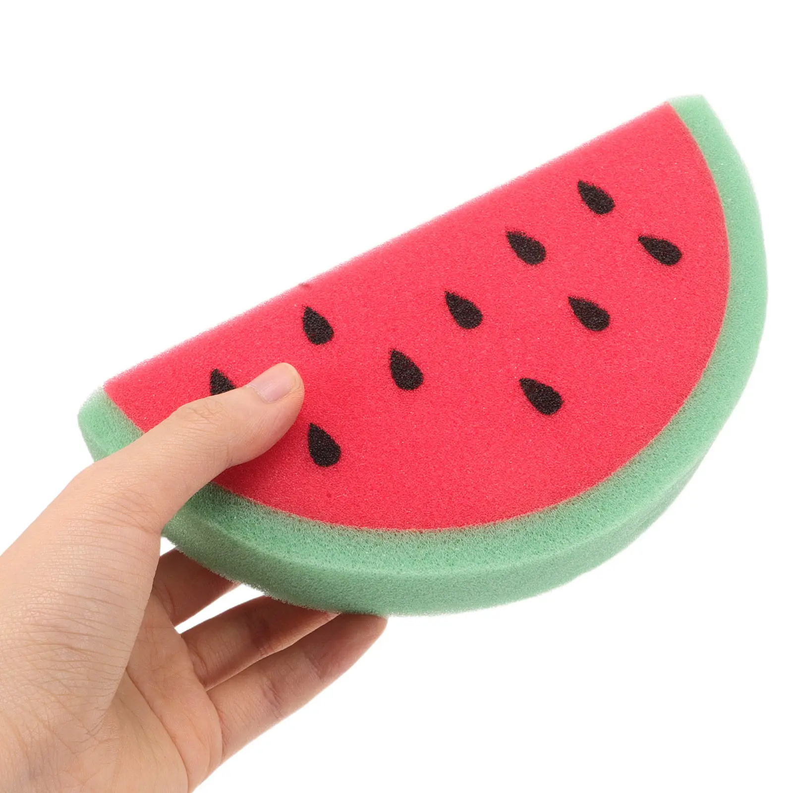 8-teiliges Fruchtförmiges Küchenschwamm-Set, Doppelseitiger Reinigungsschwamm für Geschirr, Wassermelonenform, Wiederverwendbarer Spülschwamm