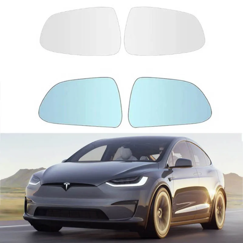 For 12-23 Tesla Model X S 3 Y with heated rearview lenses for reversing