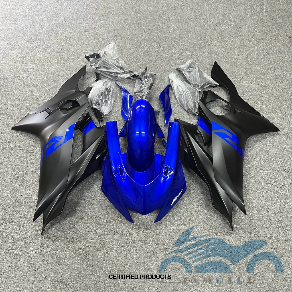 New Motorcycle Complete Fairing kit ABS Plastic High Quality Yamaha YZFR6 YZF-R6 2017 2018 2019 2020 2021 2022 2023 Blue Black