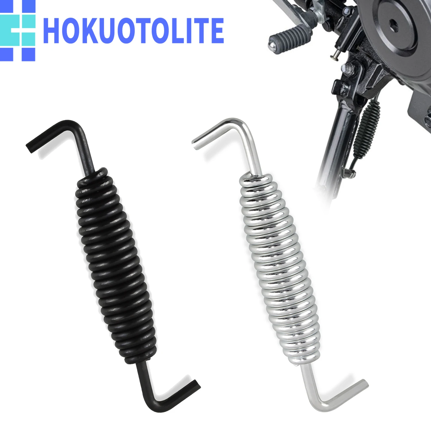 

Motorcycle Jiffy Stand Steel Kickstand Spring Support For Harley Touring Street Electra Road Glide Road King FLT 1999-2006