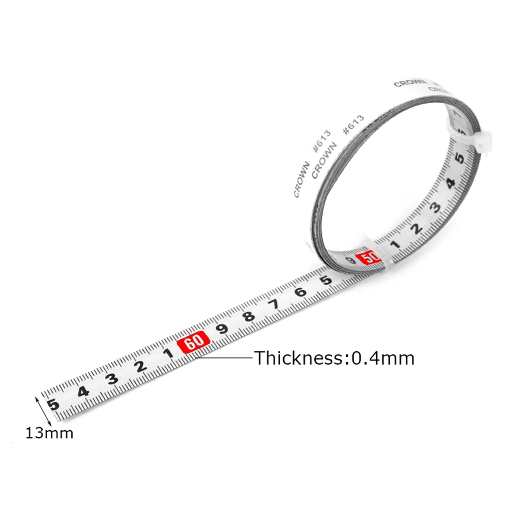 1-5M Self Adhesive Metric Miter Track Tape Measure Scale Ruler Woodworking Tools Ferramentas Herramientas Multimeter Taladro