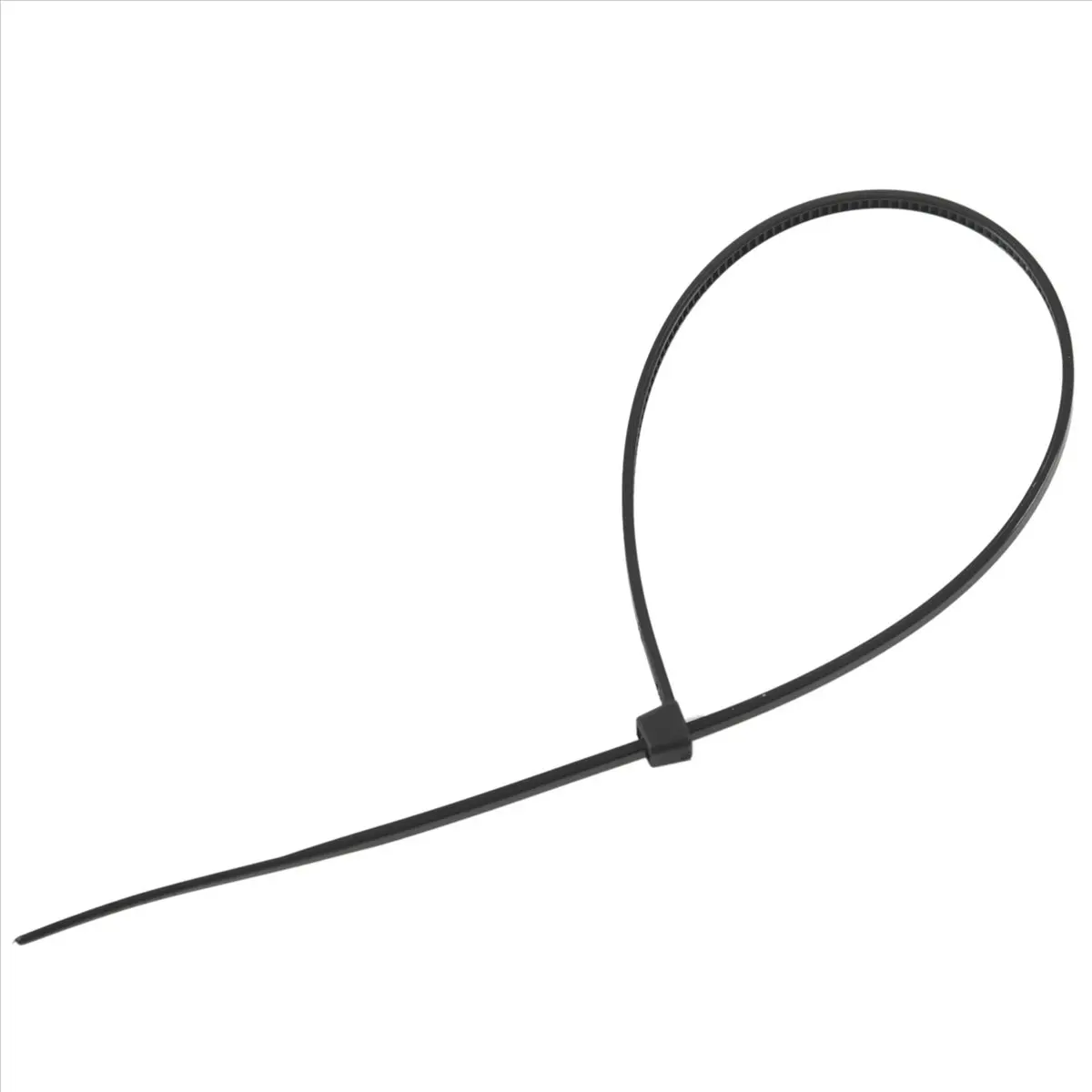 SDFC 2000 X Thin Black Cable Tidy Ties Zip Ties Cord Strap Wrap 200mm X 3mm