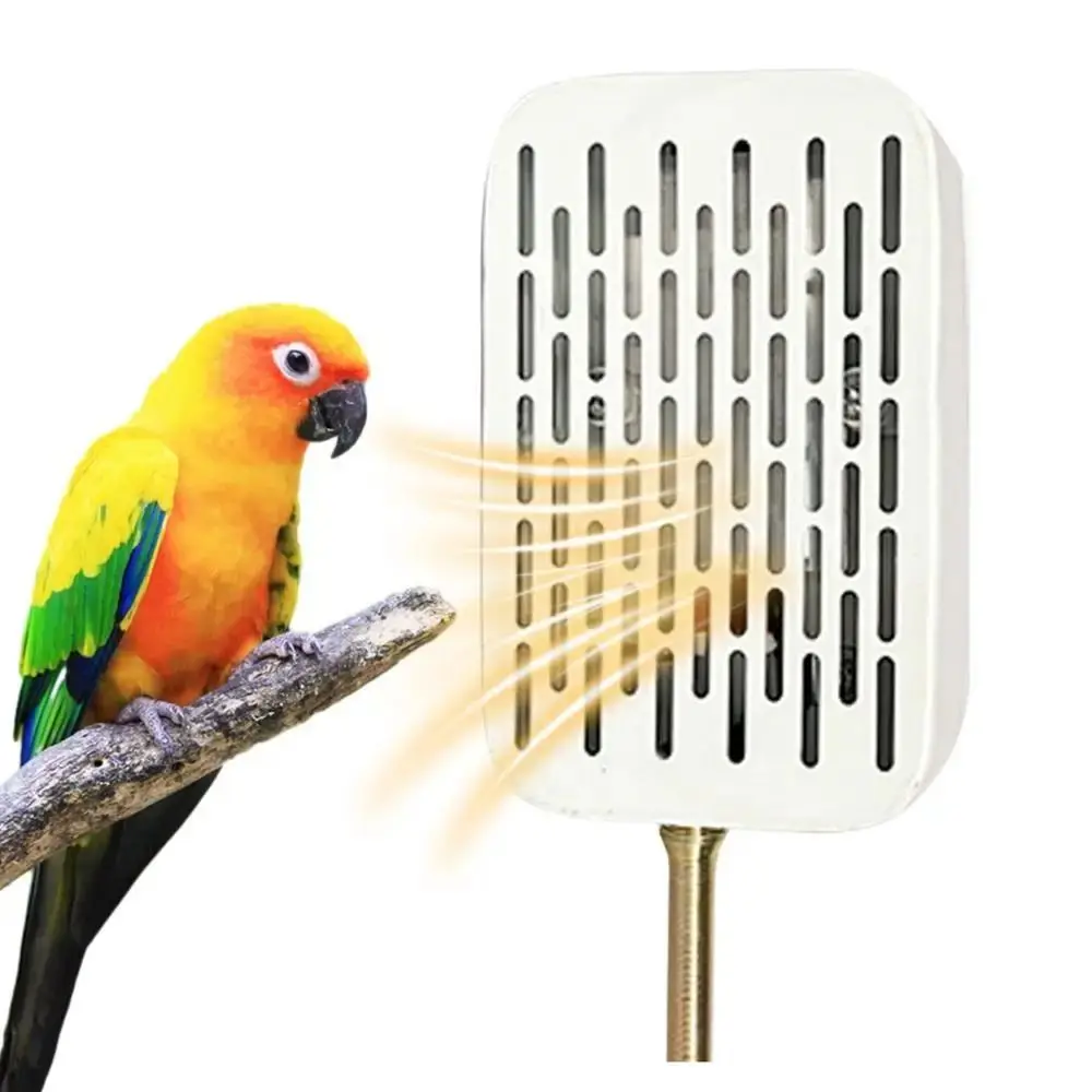 Anti Bite Bird Cage Heater Metal Chew-Proof Wire No Light Warming Heat Lamp US Plug In Energy Efficient Parrot Warming Lights