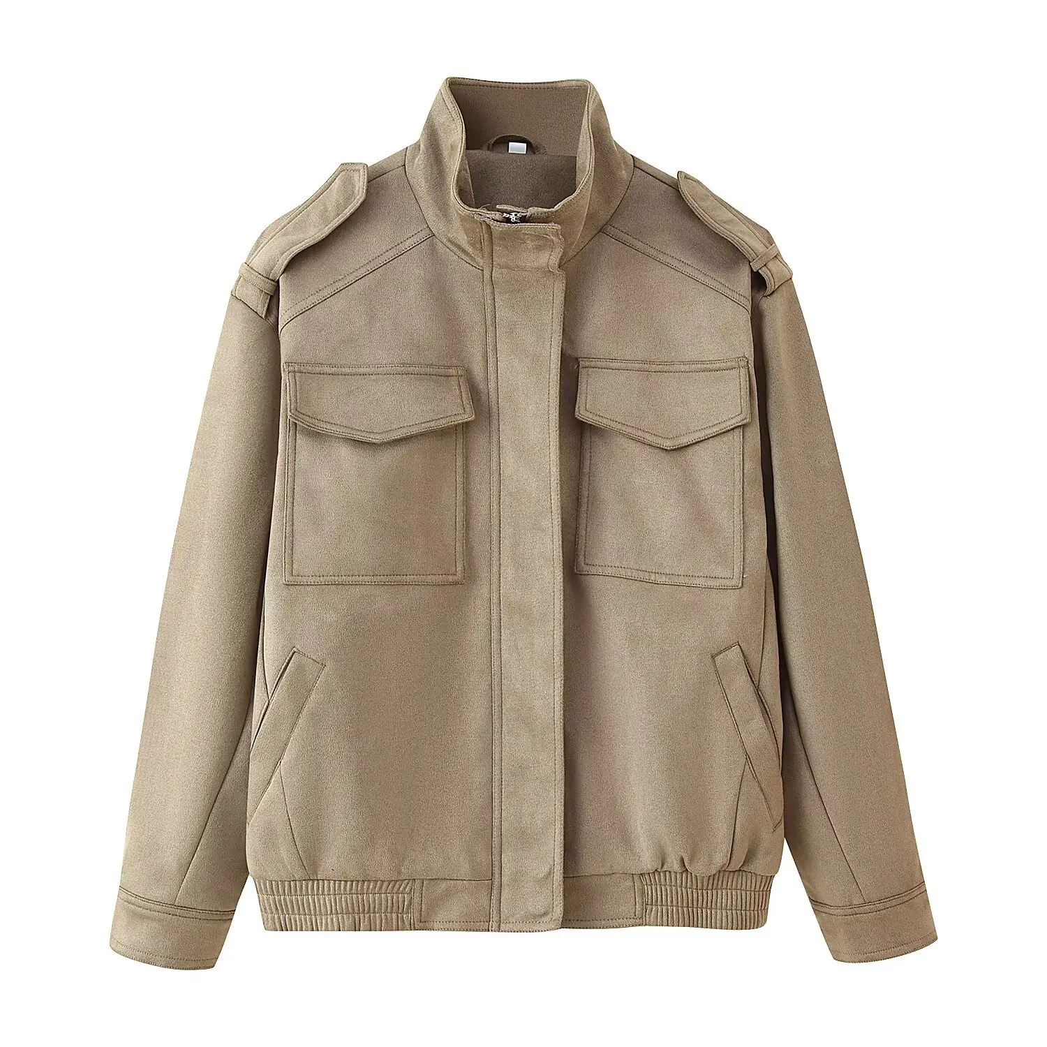 

2025 Long-Sleeved Stand-Collar Casual Jacket Stylish and Versatile New Casual Jacket