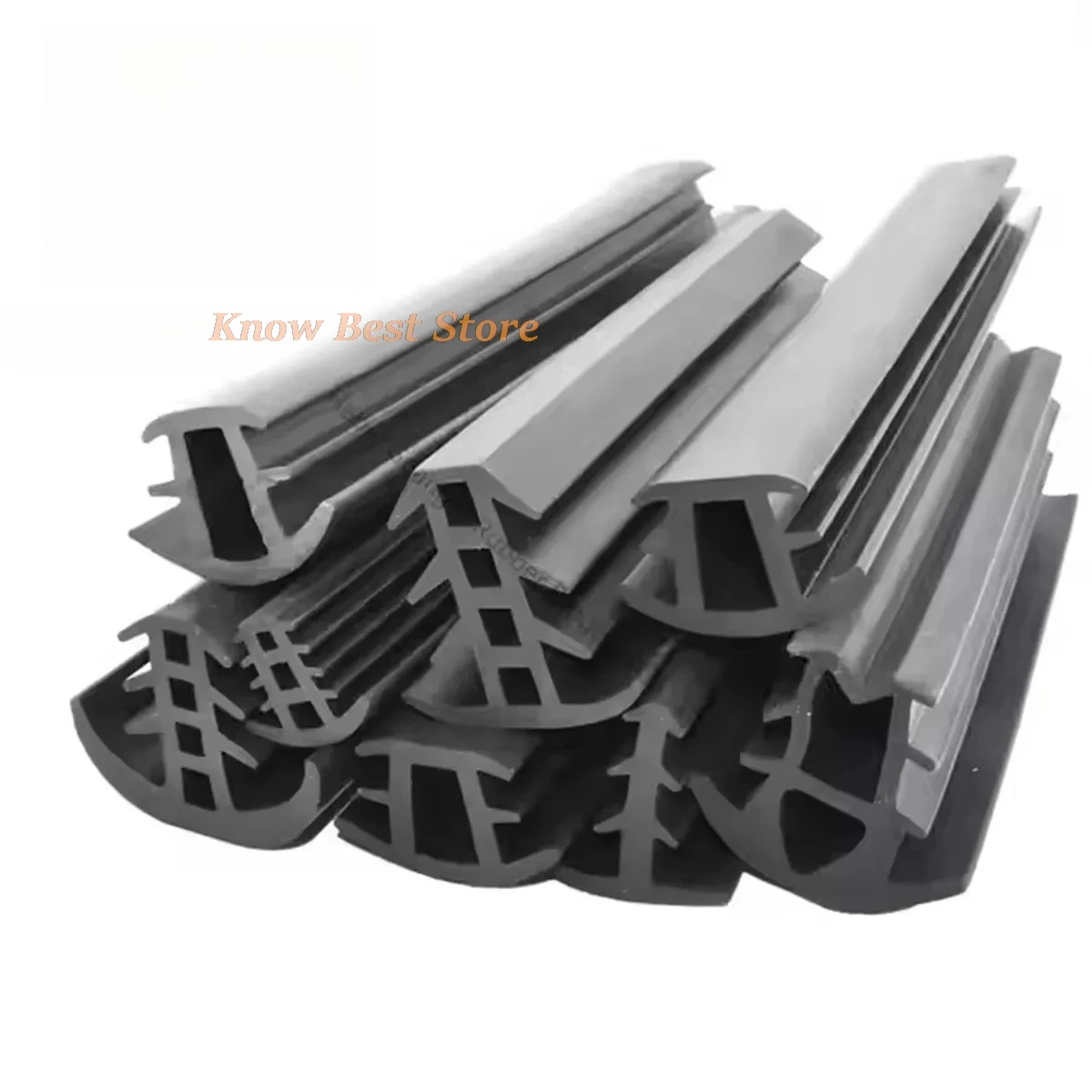 1M T-shape Epdm PVC TPE Extrusion Rubber Sealing Strip For Solar Photovoltaic Bracket Metal Cable Trench Cover Monocrystalline