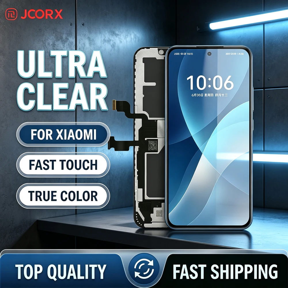JCORX Replacement Screen For Xiaomi Mi 14T Pro 13T 13 12T 11X 11i 11 Lite 10T 10i 9 9T CC9 LCD Touch Screen Digitizer Assembly