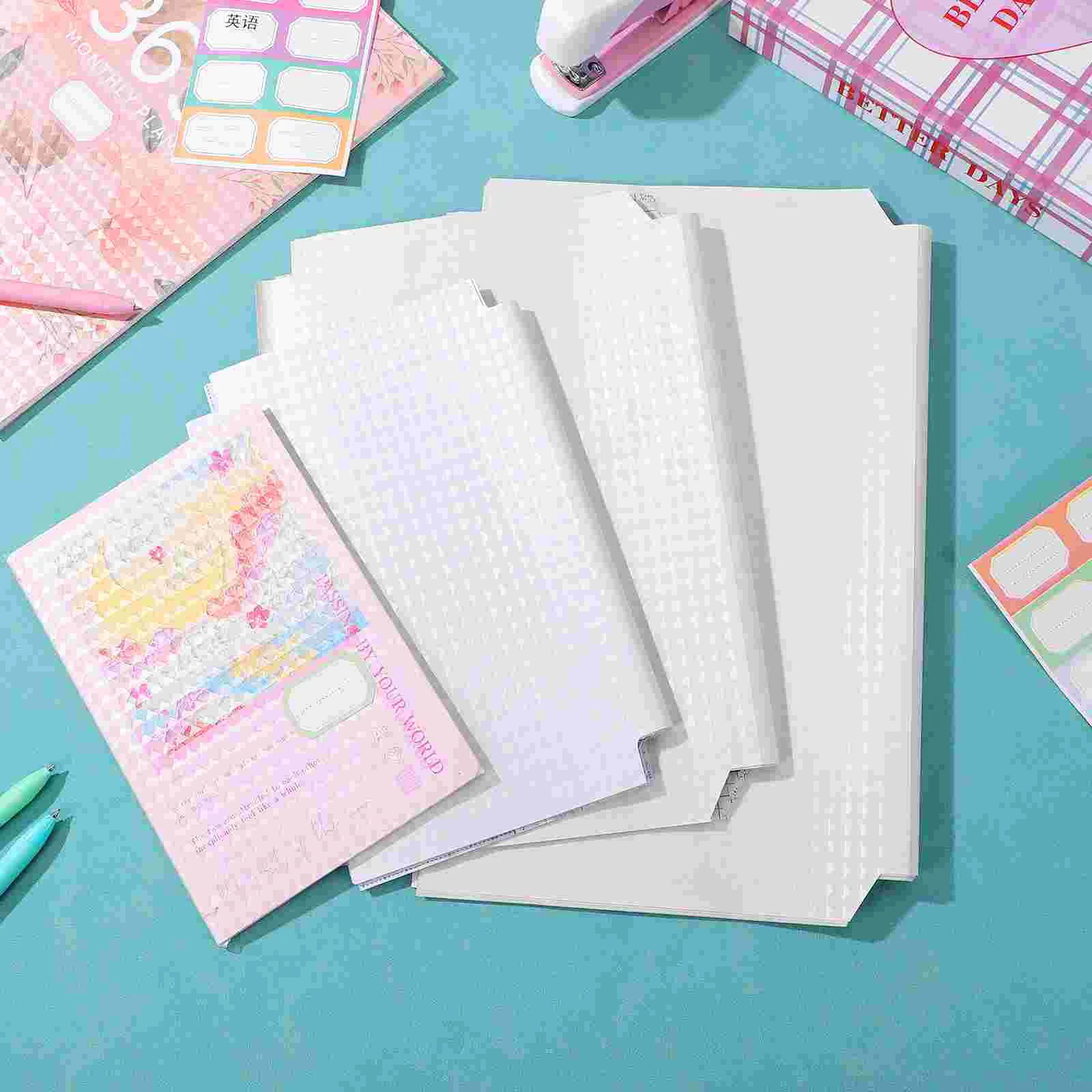 Copertina del libro in plastica con pellicola autoadesiva trasparente in materiale nubuck impermeabile di sicurezza da 30 pezzi