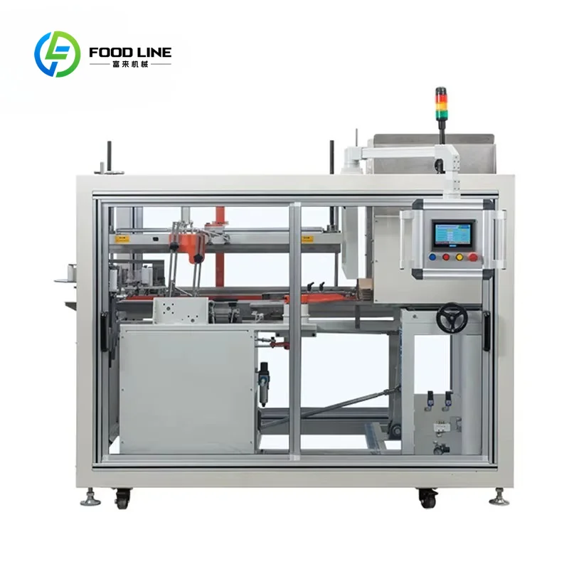Customized Horizontal Automatic Case Erector, All-in-One Carton Opening & Sealing Machine for Express Fulfillment Center