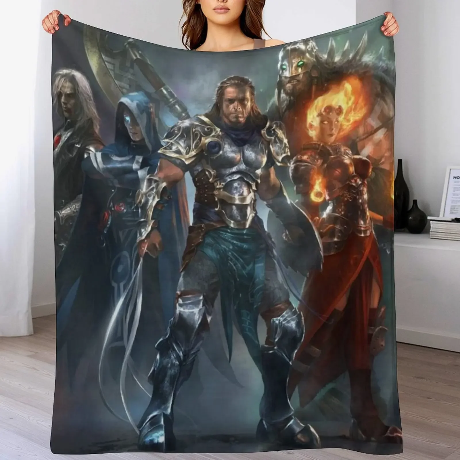 The Planeswalkers Throw Blanket Versatile Cozy Throw Blanket for All Occasions