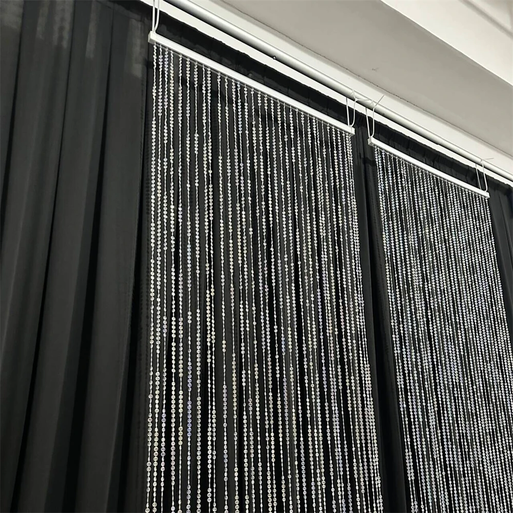 Acrylic PlasticBead Curtain Clear Pendant Door Curtain Wedding Party Decoration Home Decor Finished product