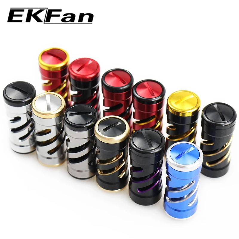 EKFan Aluminum Alloy Spinning Baitcasting Fishing Reel Knob For DAI/SHI 7*4*2.5mm Bearing Ultralight 8.4g Fishing Gear Accessory