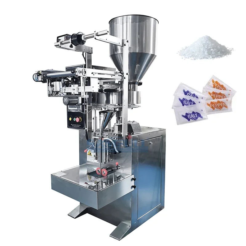 Automatic small salt and pepper sachet packing machine