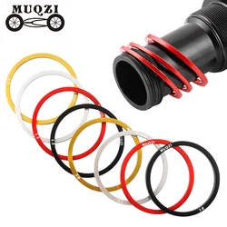 MUQZI 5PCS Bottom Bracket Shim 1.5/2/2.5/3mm BB68 BB73 BB90 BB92 Adjust Spacer Bike Cassette Gasket BB Washer
