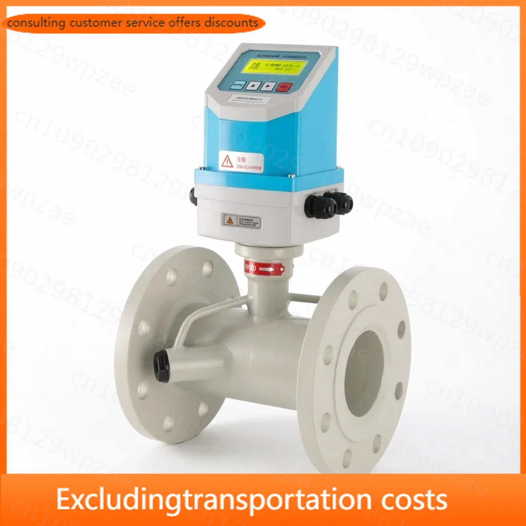 Great Instrument HVZR OEM Customizable Clamp-On Stainless Steel Ultrasonic Flow Meter +/-0.05% Accuracy Fluid/Water DN10-DN6000