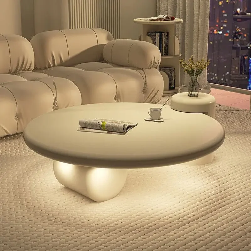 

Circular Minimalist Coffee Tables Ins Design Dressing Geometric Tea Coffee Tables Dining Round 사이드테이블 Living Room Furniture