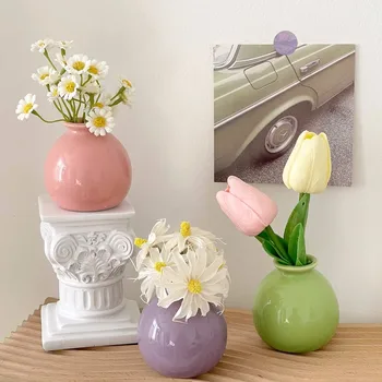 Mini Multicolor Ceramic Glaze Vase 1