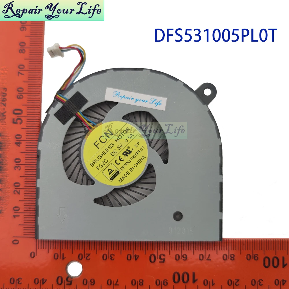 Notebook Cooler CPU GPU Fan For Acer Aspire V15 Nitro VN7-591 VN7-591G Radiator Fans DC5V FG28 DFS531105MC0T FG2C DFS531005PL0T