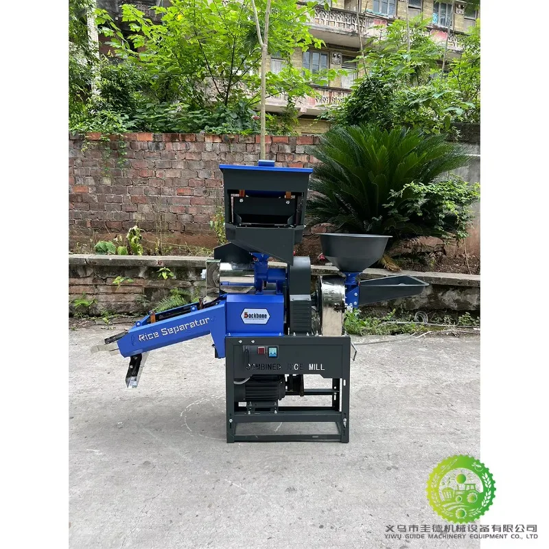 [Le più venduto] Moderna mini macchina automatica per mulino di riso Piccola fresatura di riso dorsale per fattorie Motore centrale e componenti del cuscinetto I