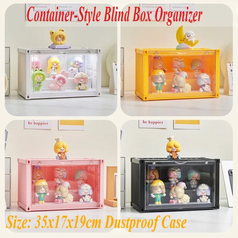 Clear Acrylic Dustproof Display Box w/wo Light Stackable for POP-MART Action Figures Blind Boxes Durable Storage Case Hot Sale