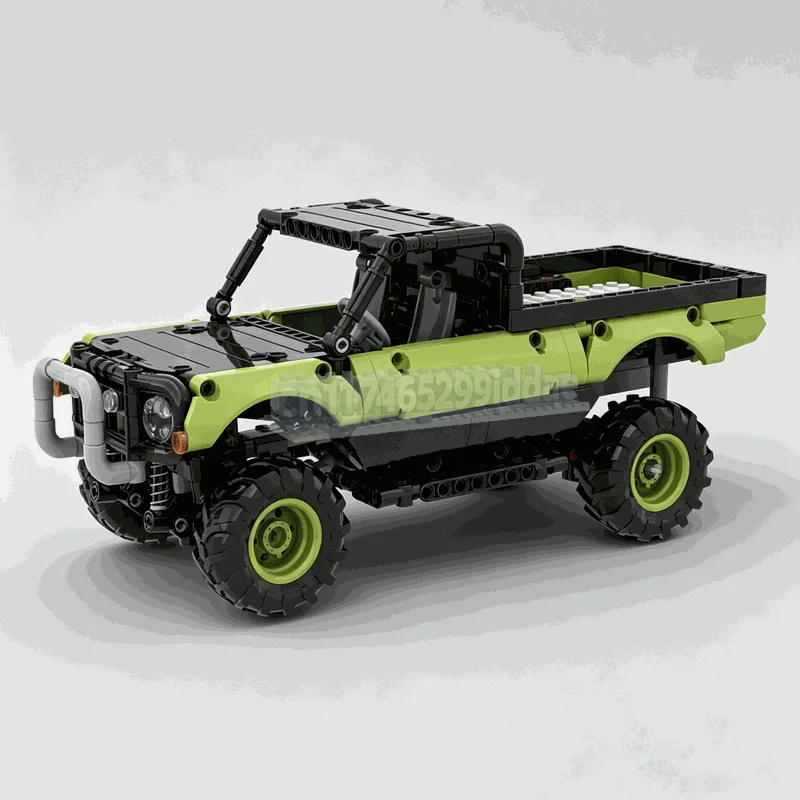 534ピース-mocテクニカル-4x4オフロードピックアップトラック-車両モデル-ビルディングブロック-diyクリエイティブアセンブリ-人気コレクション-おもちゃ-ギフト