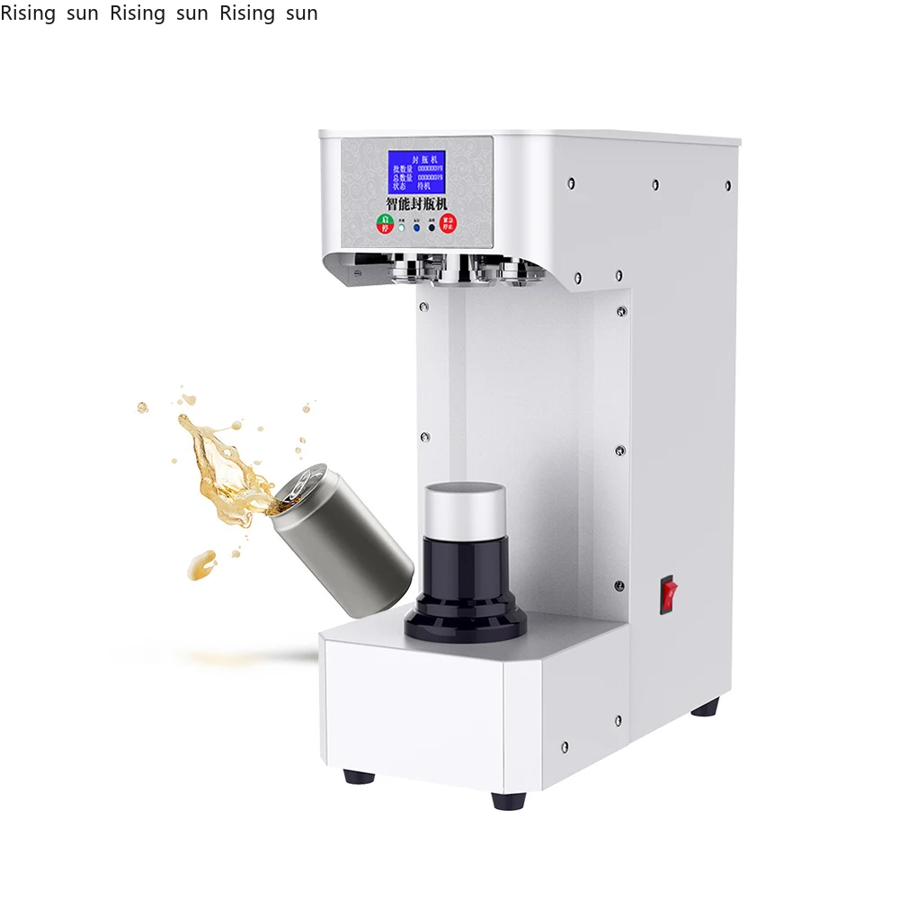 

Full Automatic Customized Intelligent Automatic Rotary Plastic Aluminum Cups Tin Jar Beer Jars Seamer 55MM Can Sealing Machine