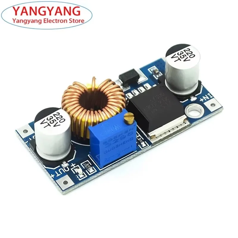 New XL4005 DSN5000 5A DC-DC Adjustable Step-Down 5A Power Supply Module Large Current Large Power Board Beyond LM2596 4005