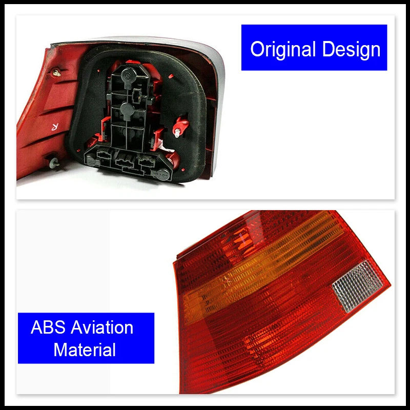 For Volkswagen VW Golf 4 MK4 1998~2006 1J6945095 1J6945096 Rear Tail Light Lamp Left Right Stop Signal Car-styling Accessories