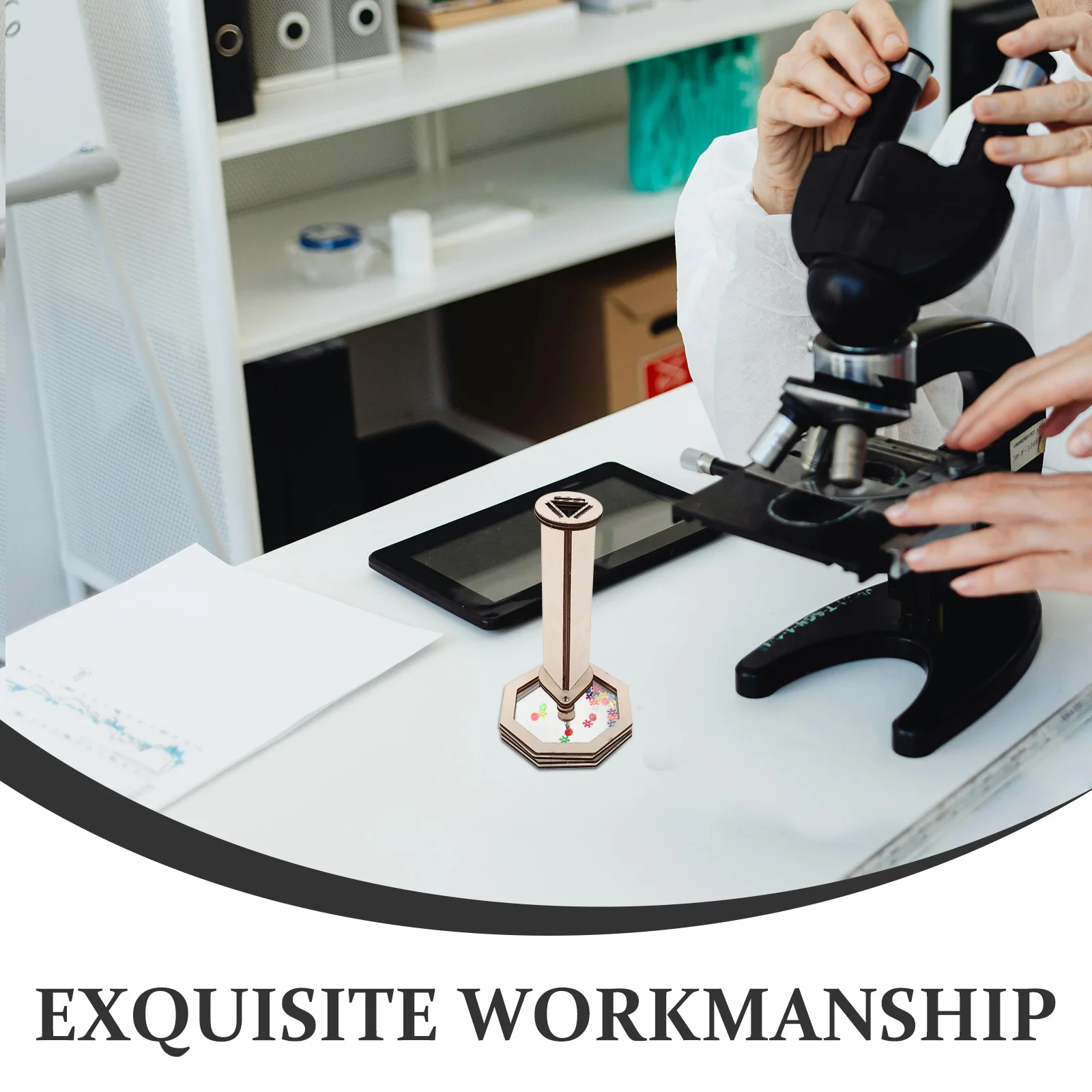 2-комплект калейдоскопа «сделай сам» для детей, деревянный набор для рукоделия, научный эксперимент, образовательная оптика, незавершенная детская деятельность на стебке