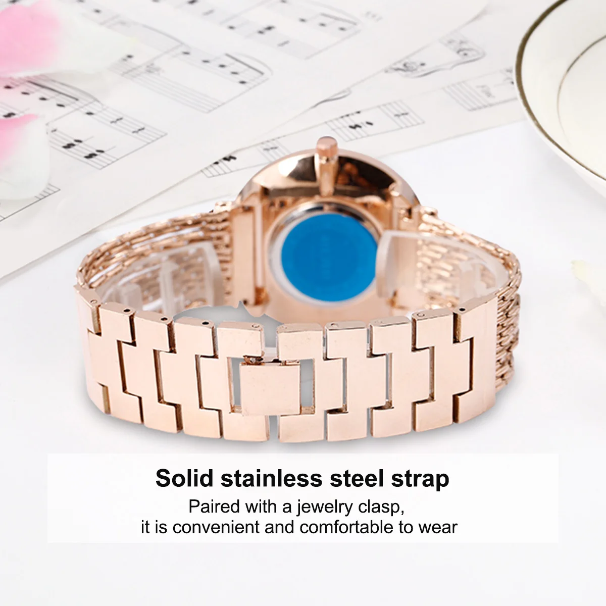 READ Ladies Analog Dress Watch | Sparkle Black Dial | Metal Mesh Bracelet | Daily Water Resistant Fashion Women Wrist Watch