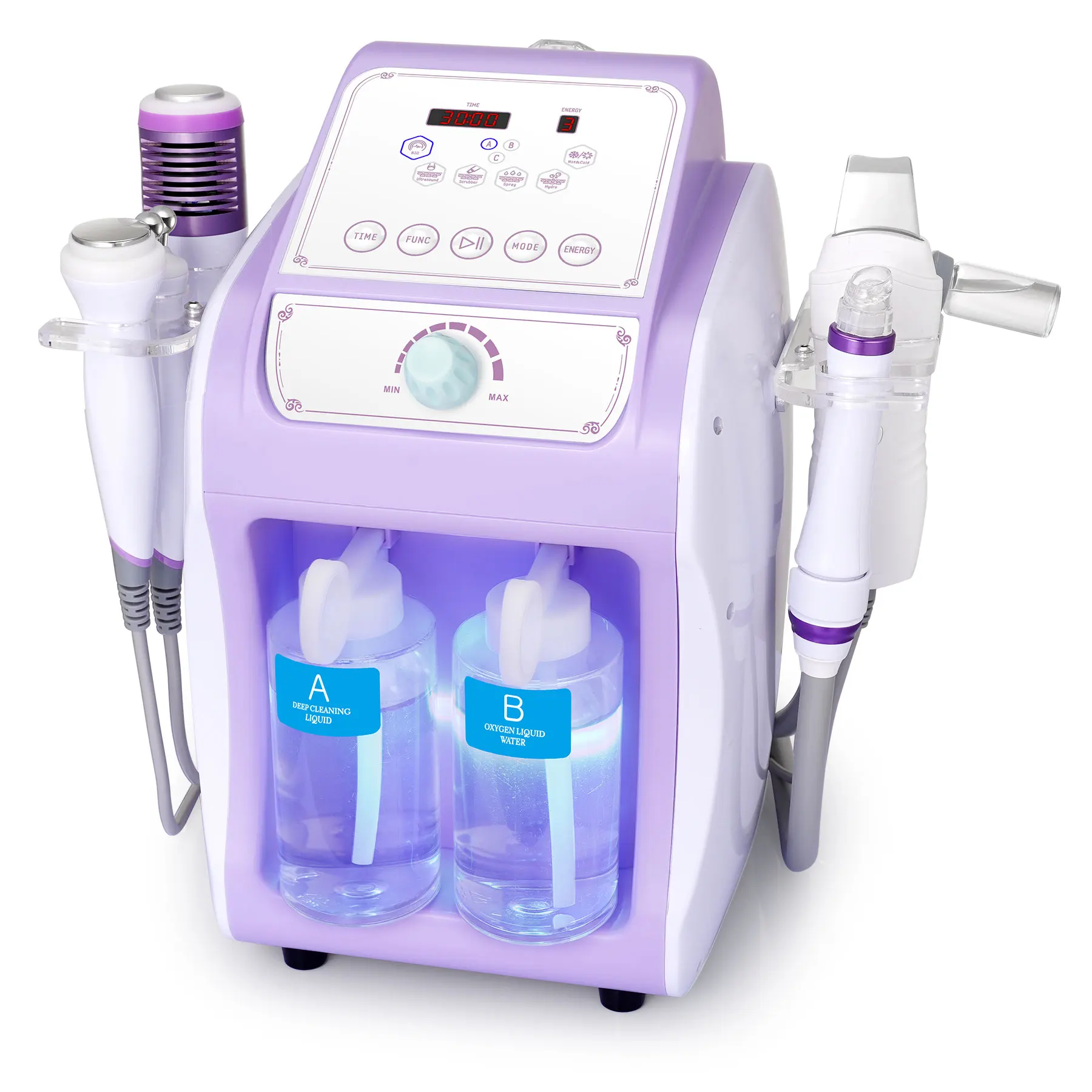 Professional Hydro Water Oxygen Machine Jet Peel Oxy Spray Facial Machine Face Cleaning Lifting Dermabrasion Skin Care Beauty