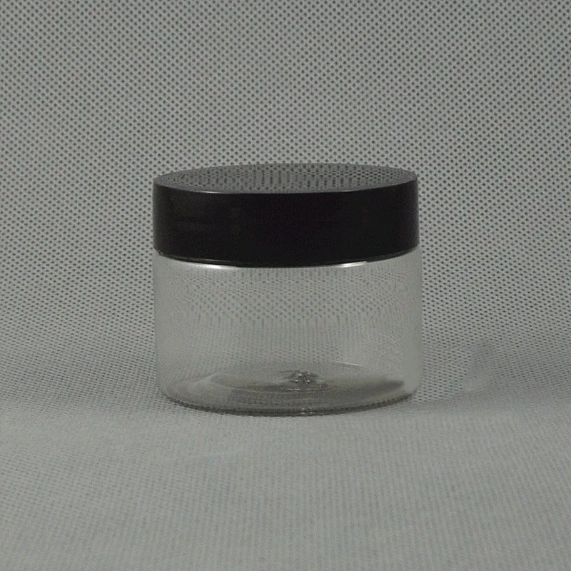 40grams clear PET Jar pot silver black bronze cream mask gel essence gel mlisturizer emulsion wax skin care cosmetic packing