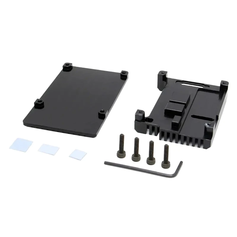 Cho Raspberry Pi 4 Mẫu B Vỏ Nhôm, Thụ Động Làm Lạnh Hợp Kim Nhôm Vỏ Bảo Vệ Vỏ Cho Raspberry Pi 4