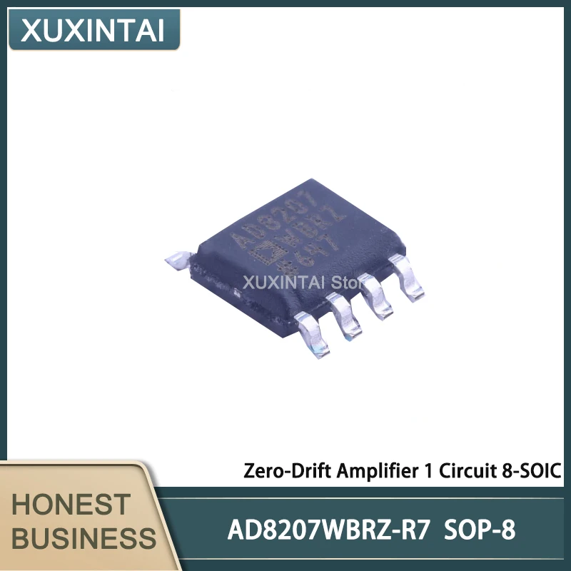 5Pcs/Lot  New Original  AD8207WBRZ-R7 AD8207WBRZ  Zero-Drift Amplifier 1 Circuit 8-SOIC