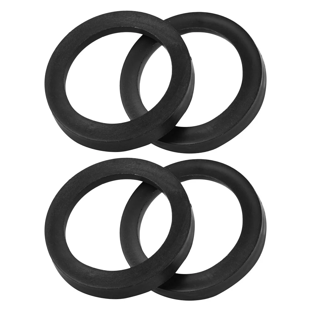 

2 Pairs Car Audio Modification Horn Auto Stereo Speaker Ring Trumpet Black Plastic Adaptor