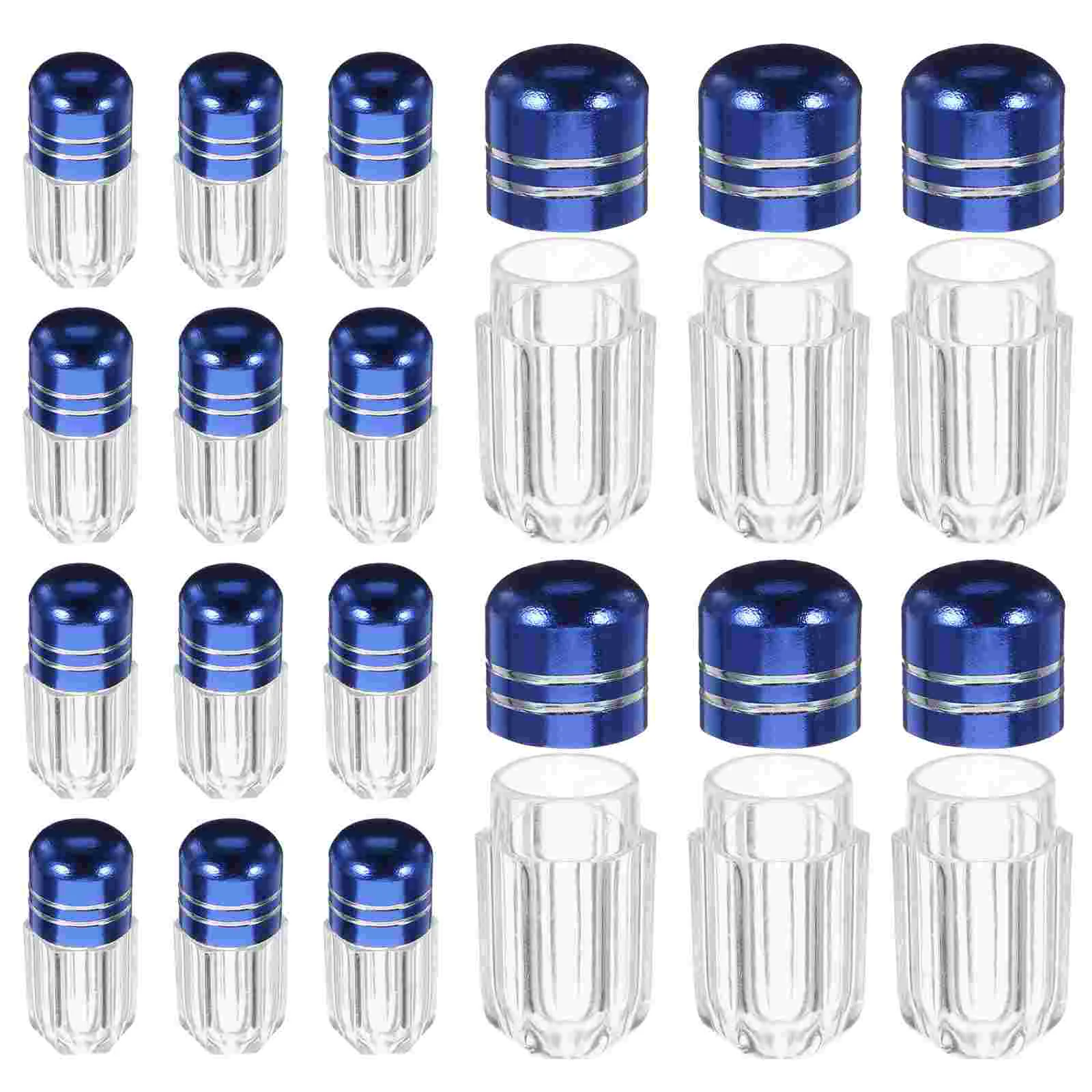 20 Pcs Travel Medicine Bottle Case for Men Containers Empty Bottles Plastic Tablet Mini