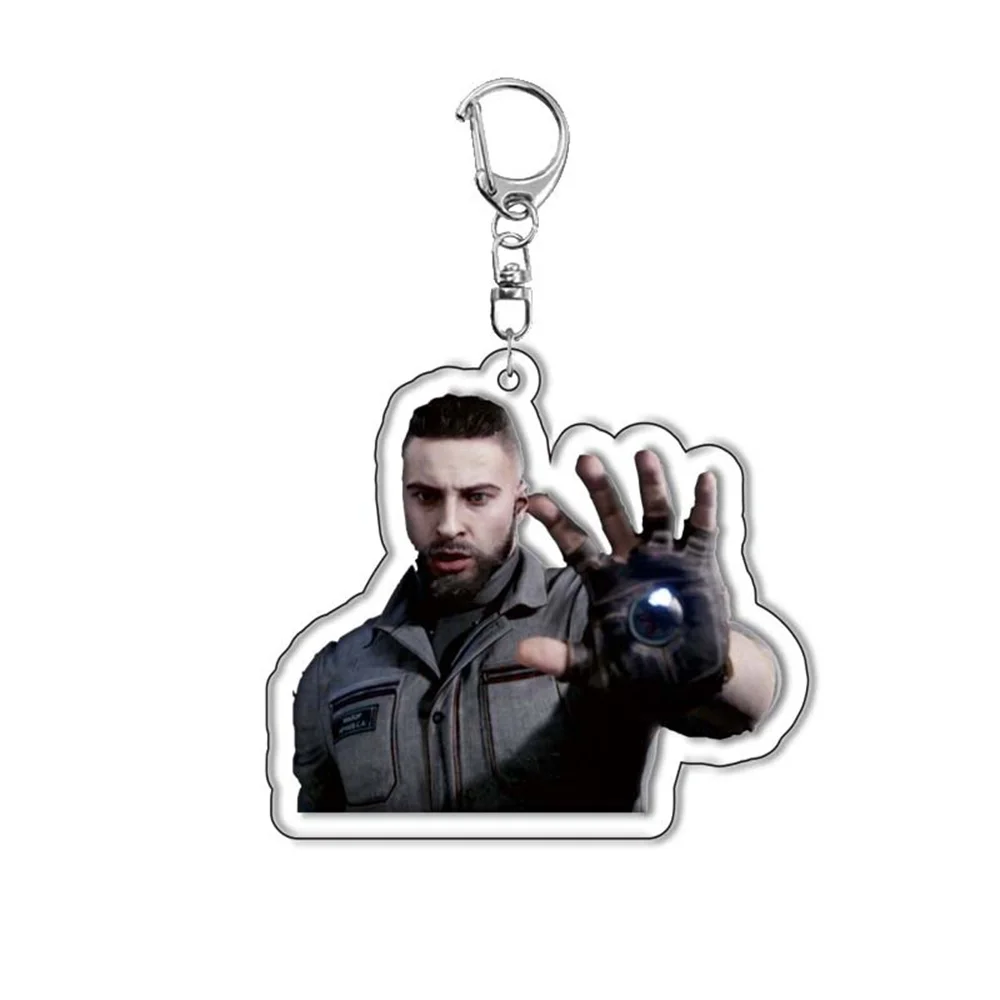 Atomic Heart Major Nechaev Robot Cosplay Keychain Major Sergey Alekseyevich Necha  Key Chain Pendant  Jewelry Gifts For Friends