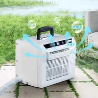 Climatiseur mobile portable pour voiture, maison, camping, tente - Installation gratuite, unité de climatisation avec système à double tuyau 6