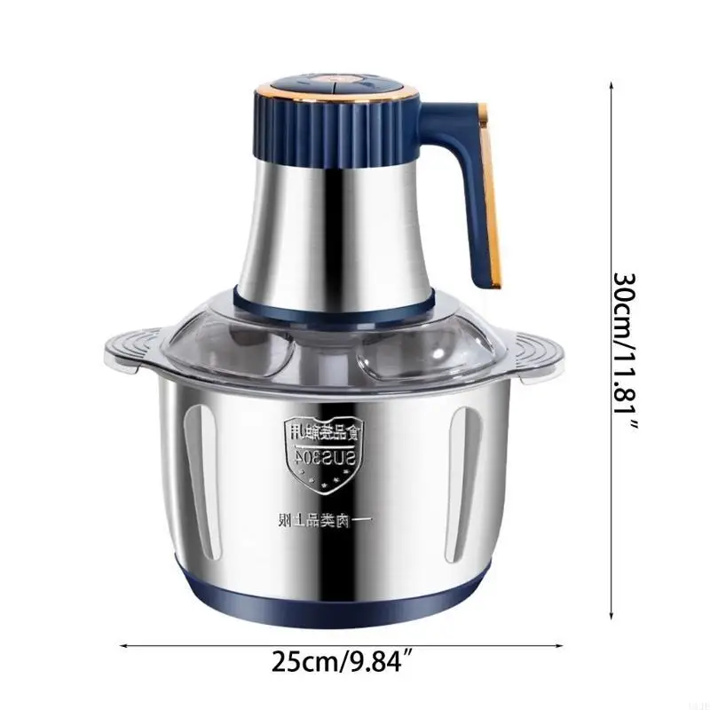 u1je طاحونة طاحونة كهربائية مروحية من الفولاذ المقاوم للصدأ معالج طعام الخلاط