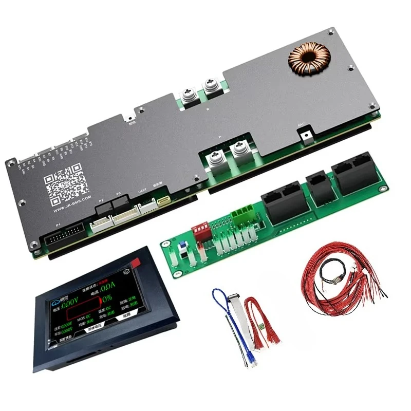 Smart PB2A16S20P V19  with 4.3 Touch Screen 100A 150A 200A 300A  JK BMS 16s 200a Bms 48v Lifepo4 Active Balancer Pace
