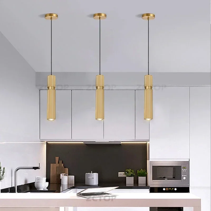 

Minimalist Spotlight LED Pendant Light Home Decor Bedside Lamp for Bedroom Living Dining Room Chandelier Lustre Pendant Lamps